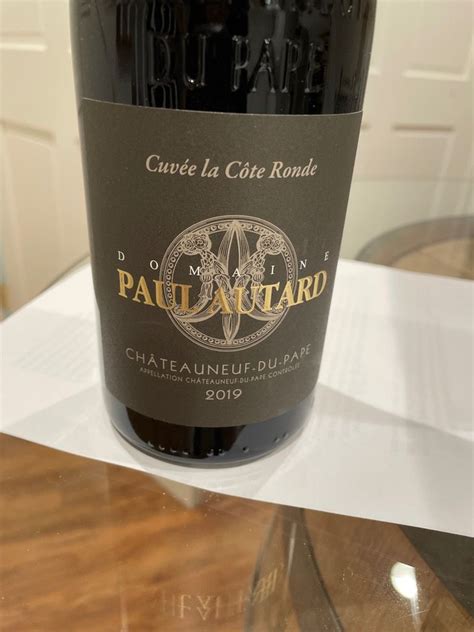 2020 Domaine Paul Autard Châteauneuf du Pape Cuvée La Cote Ronde