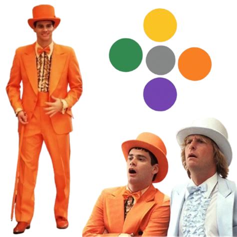 Dumb And Dumber Suits For Men Iconic Tuxedo Costumes In Bold Colors