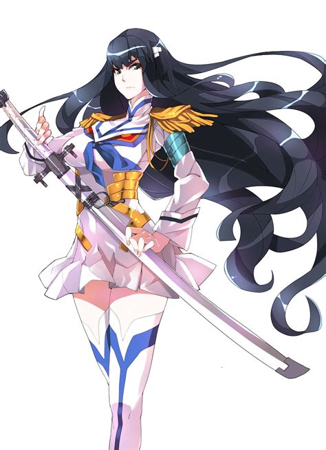 Anime Kill La Kill Kiryuin Satsuki Thigh Highs Hd Phone Wallpaper