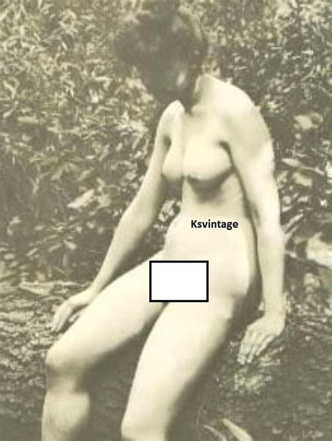 Vintage Nude Pretty Woman Posing Art Photo By Etsy