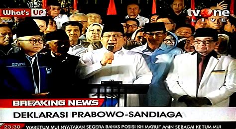 nias satu prabowo gaet sandiaga uno melawan jokowi maruf amin