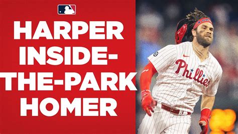 Bryce Harper Flies Around The Bases For An Inside The Park Home Run