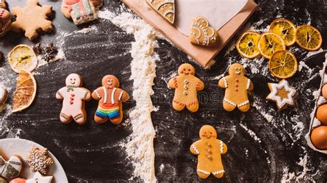 Gay Christmas Bakery Lgbt Pastry Party Sexual Stock Image Image Of Chocolate Festive 204694211