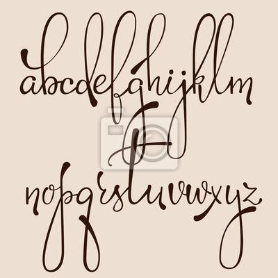 calligraphy cursive font wall stickers rudiment typeset cursive