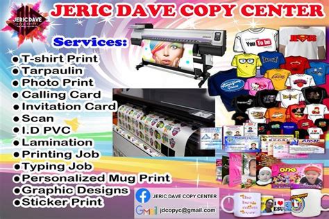 Good News Jeric Dave Copy Center Is Now Offering A Large Format