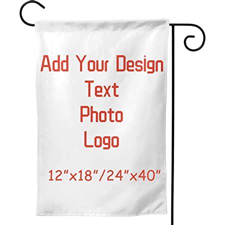 Amazon Custom Flag Custom Double Side Garden Flag Personalized