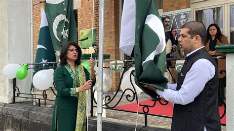 Pak Embassy Organizes Flag Hoisting Ceremony To Mark Pakistan Day