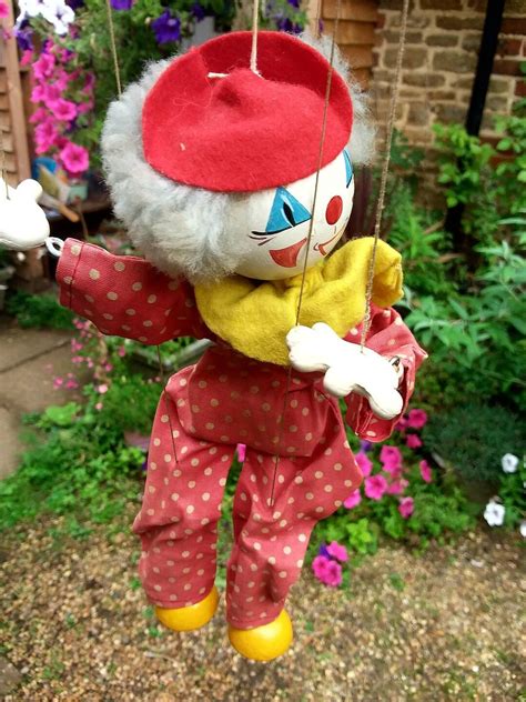 Pelham Clown Puppet Gc S Lovely Etsy