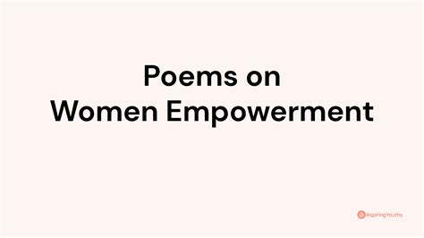 Poems on Women Empowerment