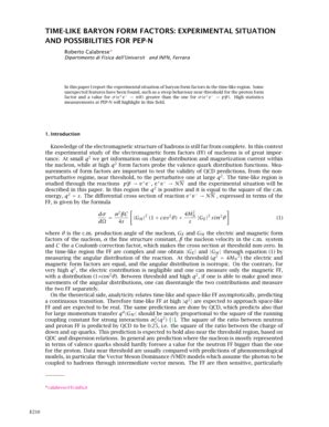 Fillable Online Slac Stanford Time Like Baryon Form Factors