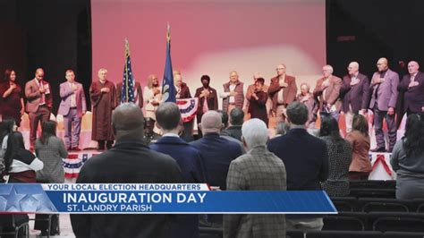 Officials Sworn In For Inauguration Day In St Landry Parish