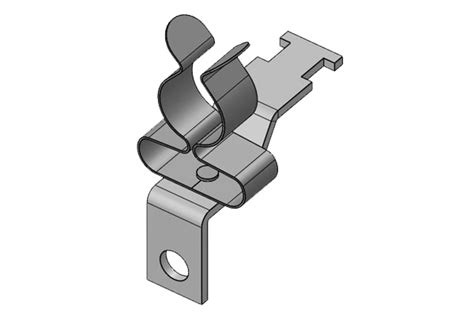 EMC Shield Clamps For Screw Assembly With Or Without Integrated Strain