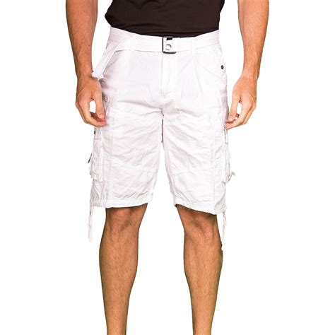 Cargo Shorts White 40 Bespoke Touch Of Modern