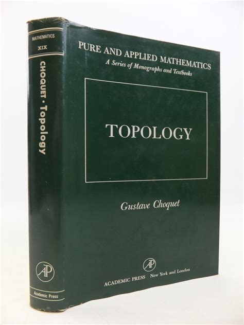 Stella & Rose's Books : TOPOLOGY Written By Gustave Choquet, STOCK CODE ...