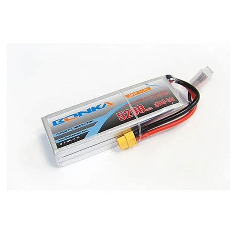 11 1v 5200mah 35C 3S1P Bonka Lipo Battery High Quality