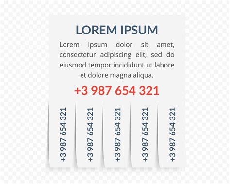 Advertisement note template 48913300 Vector Art at Vecteezy