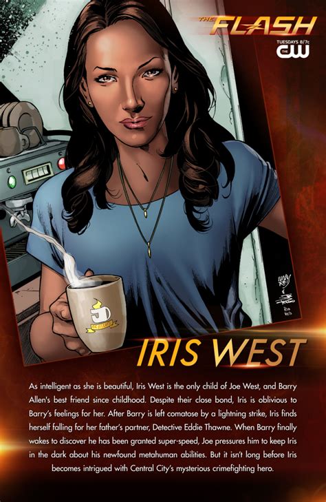 The Flash Character Card Iris West