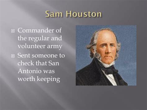 Ppt Key People Of The Texas Revolution Powerpoint Presentation Id