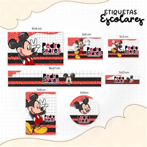 Combo Volta às Aulas Mickey 2022 Completo Arquivo Digital no Elo7 1