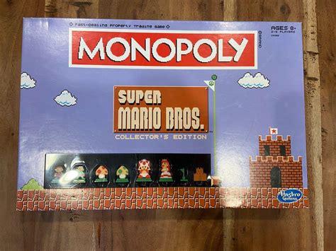 Super Mario Bros Monopoly Hasbro Collector's Edition Complete Unsealed ...