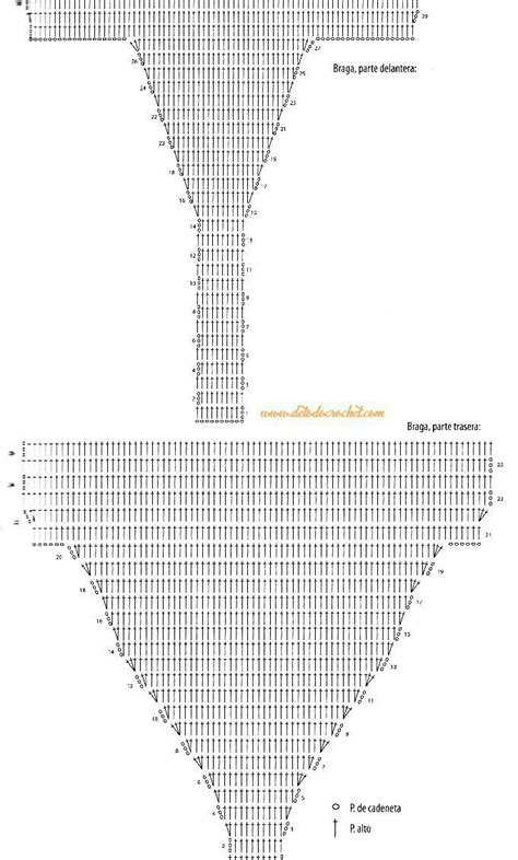 Bikini Uncinetto Schema Tutorial Spiegazioni Artofit
