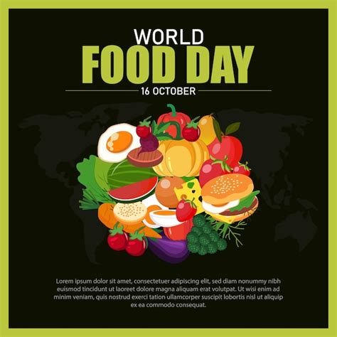 Premium Vector World Food Day