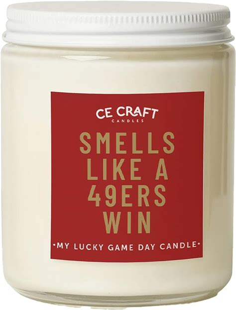 Amazon Ce Craft Smells Like A Ers Win Candle Football Themed