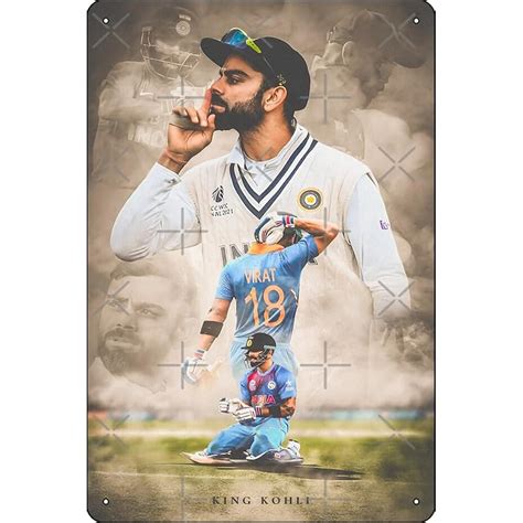 oedrtqi ascending virat kohli wallpaper poster metal tin india ubuy