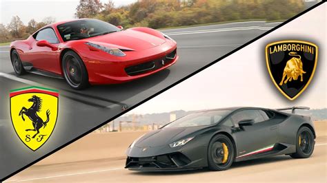 Cuál es la diferencia entre Ferrari y Lamborghini Brand Cars