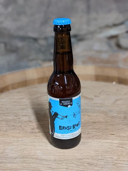 Bière blonde brass band mezzoforte 33cl 33 cl Brasserie La Source Locavor fr