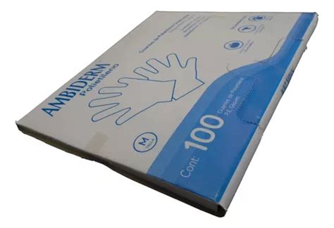 Guantes De Polietileno Ambiderm Caja Con Pz Talla Grande Color Nude Talla G MercadoLibre