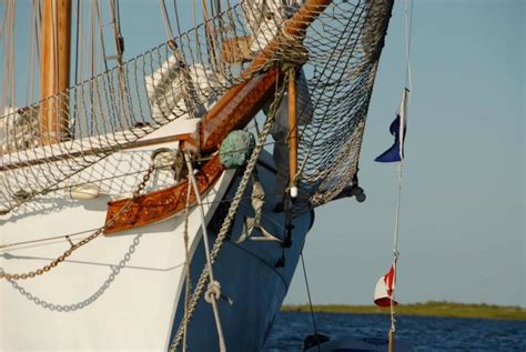 Beaufort NC Inlet & Harbor: Brigantine Fritha Wintering in Beaufort