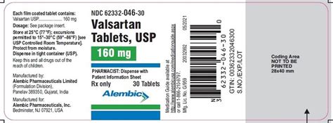 Valsartan Tablets FDA Prescribing Information Side Effects And Uses