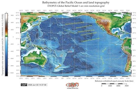 Bathymetric Map Grid