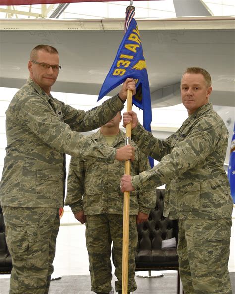 Thompson Takes Command Of 931 Mxg 931st Air Refueling Wing Article