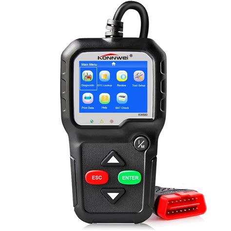 Original Konnwei Kw680 Obdii/eobd Full Obd2 Function Code Reader ...