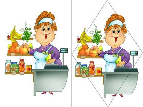 Разрезные картинки “Профессии” | Радуга | Дошкольные игры, Визуальные ...