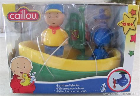 Caillou Classic Doll & Bath Time Vehicle Review - OurKidsMom