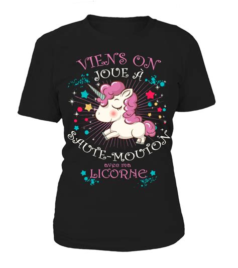 Pin On T Shirt Et Sweat Licorne Femme By T Collector