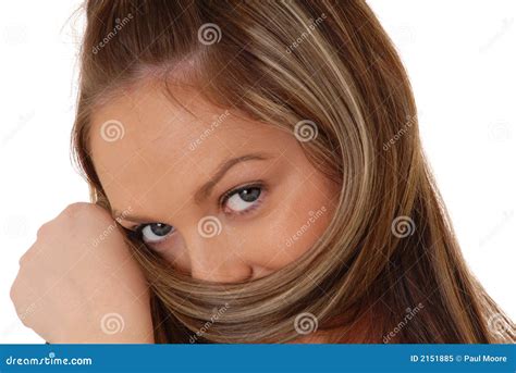 Lovely Brunette Woman Stock Image Image Of Caucasian