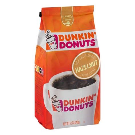 Dunkin Donuts Hazelnut Flavoured Ground Coffee 12oz 340g Shopee