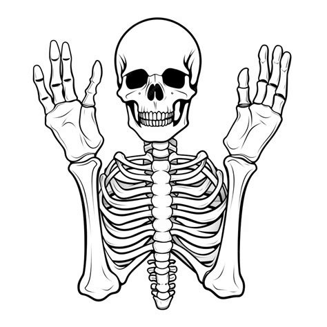 Premium Ai Image Human Halloween Skeleton Hand Clipart Picture Ai