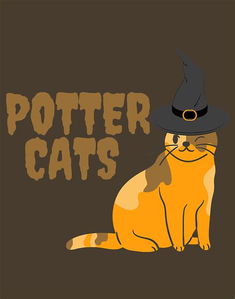 Potter Cats Harry Pawter Tpfyo Digital Art By Su Can Ngo Pixels