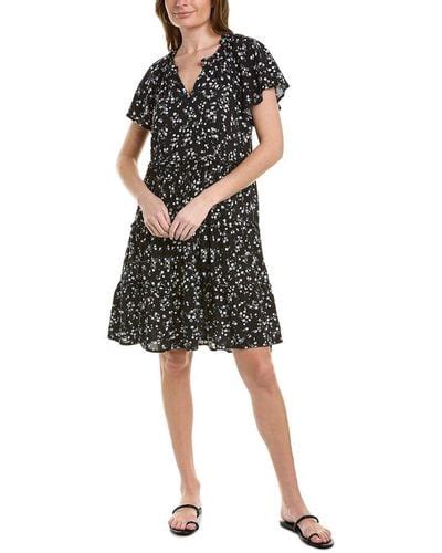 Black Beach Lunch Lounge Dresses For Women Lyst