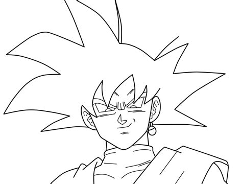Black Goku Drawings Easy Drawing Goku Black Doing Black KAMEHAME HA
