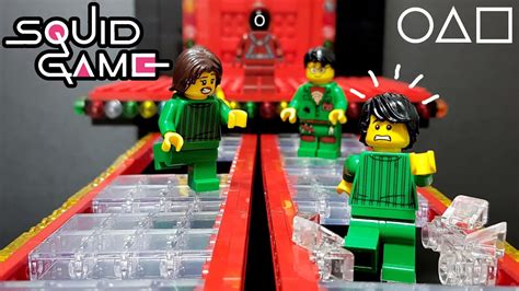 Lego Squid Game Stop Motion Glass Bridge 레고 오징어 게임 징검다리 Youtube