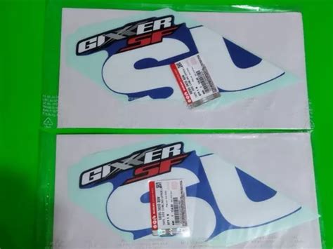 Kit De Dos Calcomanias Laterales Suzuki Gixxer Original Env O Gratis