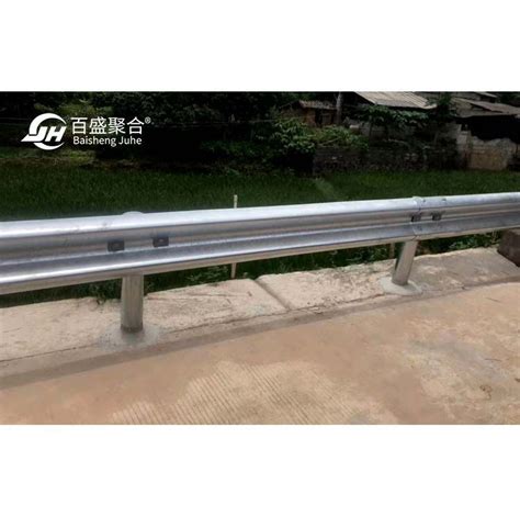 Low Price W Beam Crash Barrier Roadway Corrugated Steel Beam Guardrail