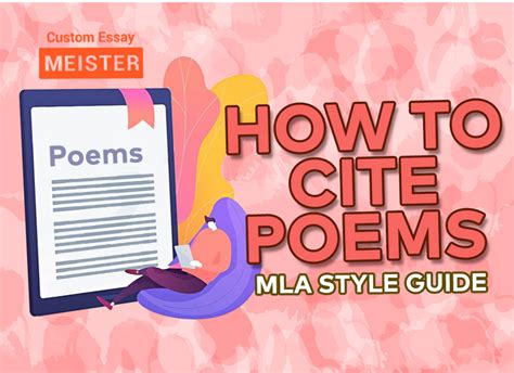 How To Cite A Poem Using The Mla Academic Style Customessaymeister