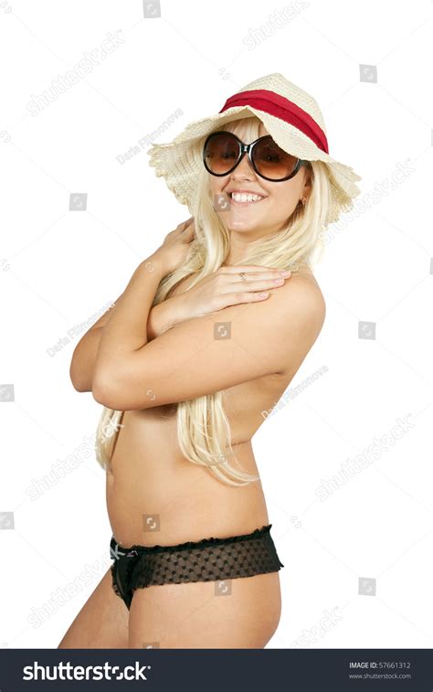 Sexy Bikini Model Black Lingerie Over Stock Photo Shutterstock